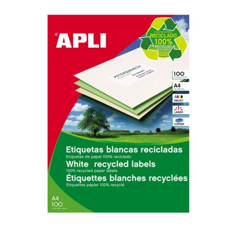 Uzlīmes APLI ILC ar izmēru 210x297mm, 100 loksnes/1 uzlīme loksnē (100-00439)
