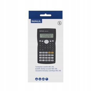 Galda kalkulators MSC 240, zinātnisks, 10+2 cipari (250-08634)
