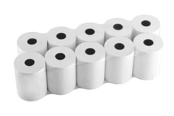 Kases lente TECHNOINFORM ar izmēru 57mmx43m (max. diam. 60mm) termo, 10 gab/iepakojumā (100-07976)