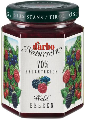 Meža ogu ievārījums D'ARBO, 70%, 200g (450-23576)