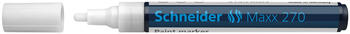 Noturīgais marķieris SCHNEIDER PAINT MARKER Maxx 270, 1-3mm, konisks, balts (200-04982)