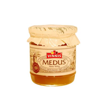 Ekoloģiski tīrs medus VINNIS, 500 g (450-04774)
