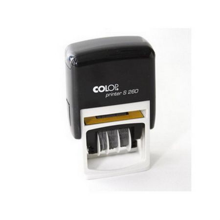 Zīmogs COLOP Datumu numerators S260, 03(ciparu), zils spilventiņš DD.MM.YYYY (650-03965)