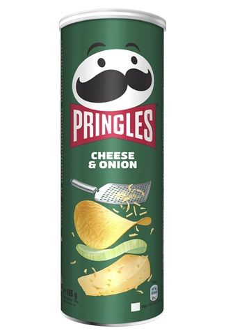 PRINGLES ar sieru un sīpoliem, 165g (450-20200)