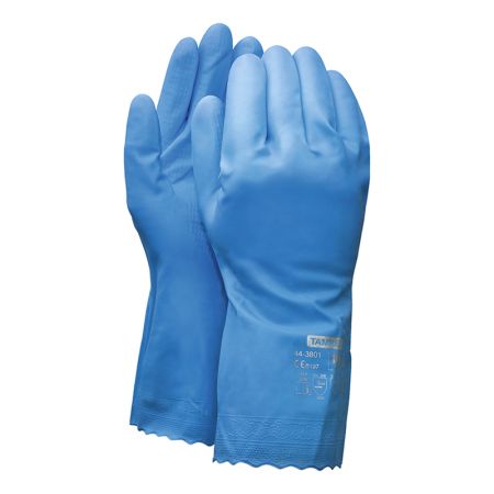 Darba cimdi TAMREX 3801, vinila, zilā krāsā, pāris, izmērs 8 (400-02964)