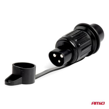 Piekabes plastmasas kontakta spraudnis 3pin Amio (03213m)