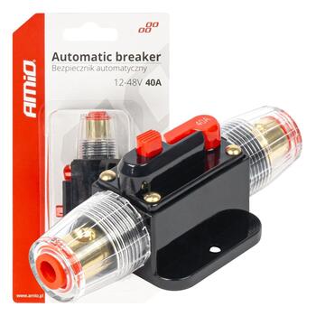 Automātiskais drošinātājs, circuit breaker 12-48V 40A AMIO-03817 (03817)