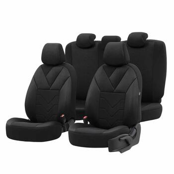 Auto sēdekļu pārvalku komplekts OTOM TEMPO 1501 BLACK NZ (OT77345m)