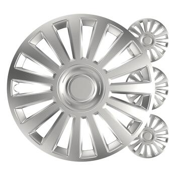Dekoratīvas disku uzlikas 4gb Luxury silver 16