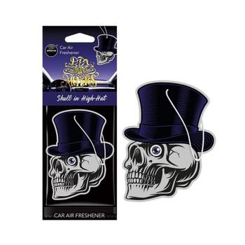 Gaisa atsvaidzinātājs  AROMA CAR MUERTOS Skull in Hat Black Oud (A10380)