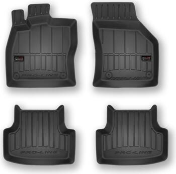 Gumijas paklāju komplekts 3D FROGUM SEAT LEON III 2012-2020; SEAT LEON III CUPRA no 2014; SEAT LEON III CROSS SPORT no 2015; VW GOLF VII no 2012; VW GOLF VII ALLTRACK no 2014; VW GOLF VII GTI no 2015; VW T-ROC no 2018 (09-3D407060)