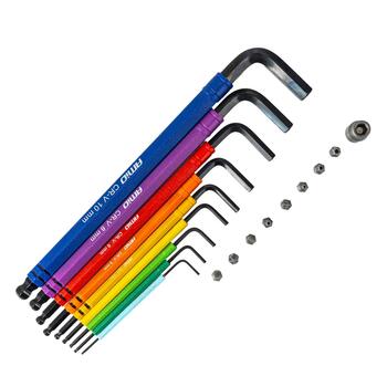 Imbus hex atslēga 18 pcs CRV AMIO-04787 (04787)