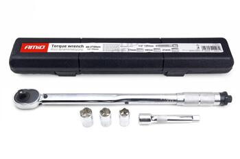 Dinamometriskā atslēga 17/19/21 mm 40-210 Nm Torque Wrenche Amio (02407)