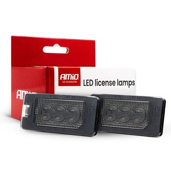 LED license plate lamps CLP02 HP SMOKED BMW AMIO-04539 (04539)