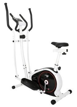 CHRISTOPEIT SPORT eliptiskais trenažieris + velotrenažieris CT4. Velotrenažiera un eliptiskā trenažiera kombinācija 7kg/100kg (CH1804)
