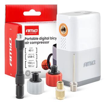 Pārnēsājams kompresors 40W USB-C AMIO-04946 (04946)