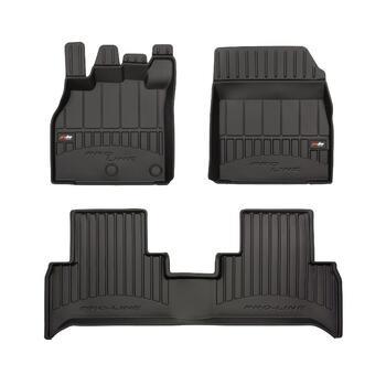 Gumijas paklāju komplekts 3D FROGUM RENAULT SCENIC III 2009-2016; RENAULT SCENIC III GRAND 2009-2016 (09-3D408845)