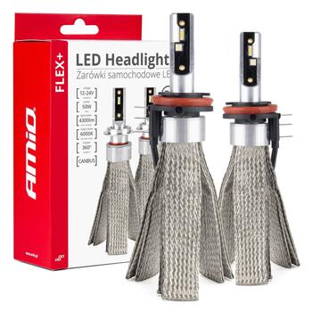 LED car bulbs FLEX+ H15 6000K series 12V 24V Canbus AMIO-03666 (03666)