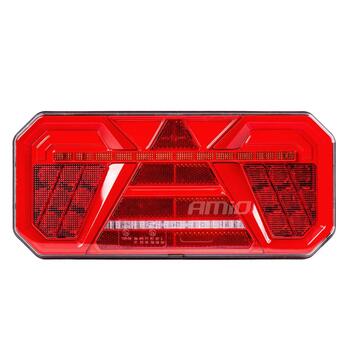Aizmugurējais kombinētais LED lukturis AMiO RCL-04-R dynamic, labajā pusē (02369)