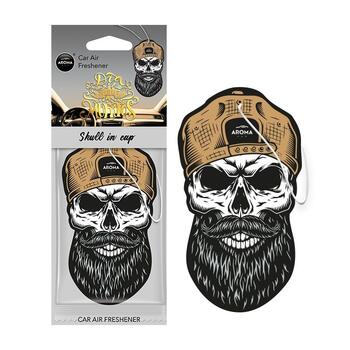Auto gaisa atsvaidzinātājs AROMA CAR MUERTOS Skull in a Cap (A10919)