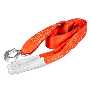 Auto vilkšanas trose - lenta 7000kg 60mm 5m hook+lug AMIO-03992 (03992)