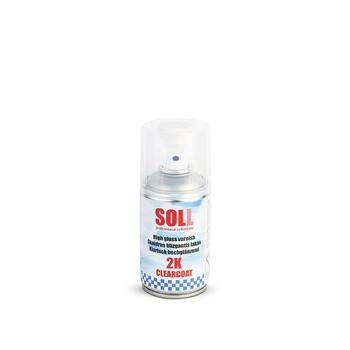 SOLL 2K clearcoat Augsti spīdīga izsmidzināma auto laka 250ml (S700034)