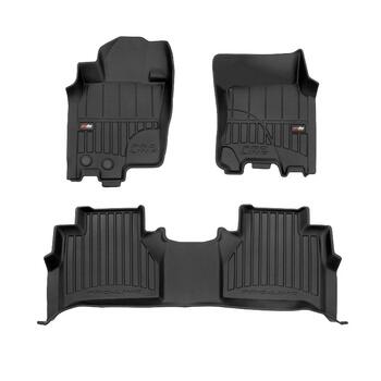 Gumijas paklāju komplekts 3D FROGUM NISSAN NAVARA IV no 2014-... (09-3D425750)