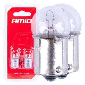 Halogen spuldzes R5W BA15s 12V 2pcs blister (03349)
