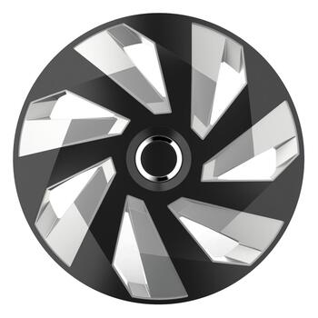 Auto disku dekoratīvā uzlika Vector RC BLACKSILVER 16