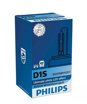 PHILIPS D1S XENON WHITE VISION GEN2 85415WHV2C1 (10-85415WHV2C1)
