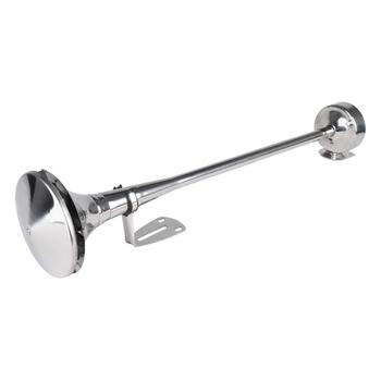 Skaņas fanfaras signāls hroms 620mm 12V 24V LowTone AMIO-04078 (04078)