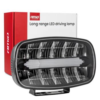 LED tālsvītru lukturis ar stāvgaismas funkciju 109W 12V 24V AMIO-04535 (04535)