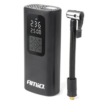 Pārnēsājams gaisa kompresors 10bar 2000 mAh LED USB-C 40W AMIO-04377 (04377)