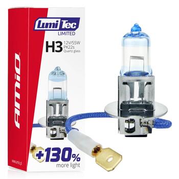 Halogen bulb H3 12V 55W LumiTec LIMITED +130% (02131)