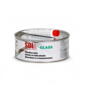 SOLL GLASS Divkomponentu auto špaktele ar stikla šķiedru 1kg (SG3 100G)
