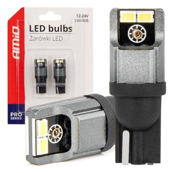 LED bulbs CANBUS 2016 3020 4SMD T10 W5W W10W 12V/24V AMIO-03717 (03717)