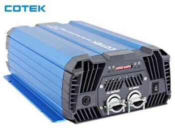 Pure Sine Sprieguma pārveidotājs invertors 12V /230V 1200W un lādētājs 50A COTEK (1702-85760)