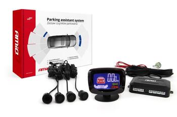Autostāvvietas palīgsistēma LED-GRAF 4 sensors melns “GOLD” 18mm (01578)