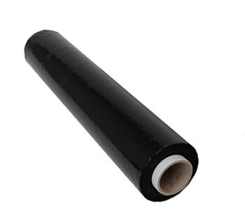 Melna palešu ietinamā plēve 450mm 17my 230m. 3gb. (450.17ME-3g)