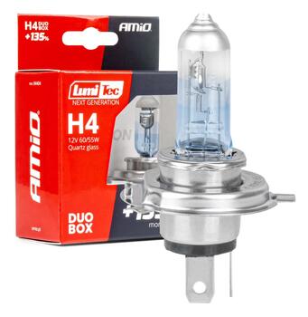 Halogena spuldze H4 12V 60/55W LumiTec NEXT GENERATION +135% DUO AMIO-04404 (04404)
