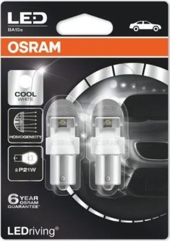 OSRAM LED spuldze 2W 12V BA15S 5XBLI2 4K (OS-7556CW-02B)