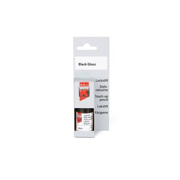 Auto-K 1K Autokrāsas zīmulis ar otu - Melns spīdīgs tonis Touch-up pencil 9ml (433005)