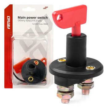 Masas slēdzis 150A/300A 12/24V Amio 03023 (03023m)