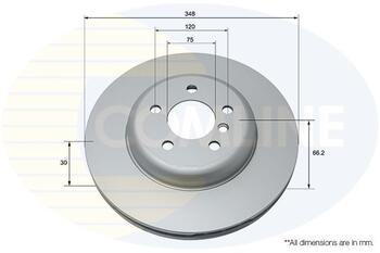 Bremžu disks COMLINE, 1783V, BMW F01, F02, F03, F04, F10, F11, F06, F07 (1783V)