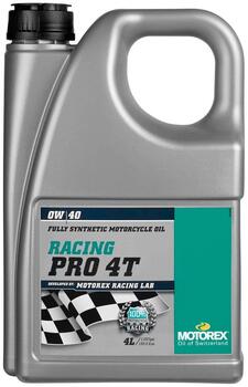 Motoreļļa Motorex Racing Pro 4T 0W40 - 4 L (RACPRO4T0W40-4L)
