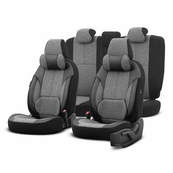 Auto sēdekļu pārvalku komplekts OTOM VOYAGER 102 SMOKED 3-ZIP (OT86759m)