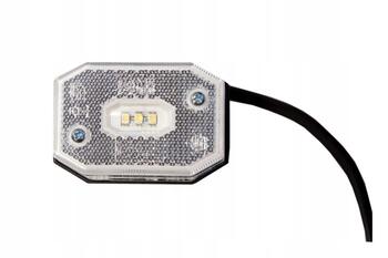 LED Balts piekabes gabarītlukturis FT-001 B LED Fristom, 10gb. (05200112-10gb.)
