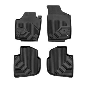 Gumijas paklāju komplekts SEAT TOLEDO IV NO 2013.-...; SKODA RAPID 2012.-2019.; SKODA RAPID SPACEBACK 2013.-2019. (09-77407480)