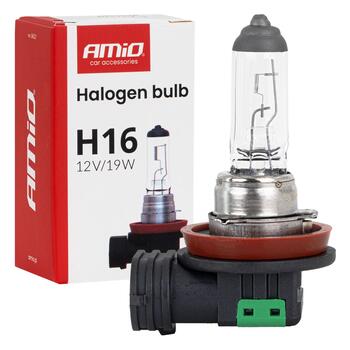 Halogēna spuldze H16 12V 19W PGJ19-3 AMIO-04521 (04521)