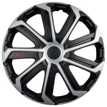 Auto disku dekoratīvā uzlika EVO blacksilver 16